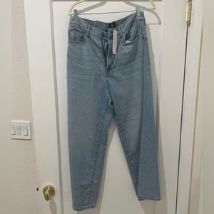 BDG Urban Outfitters high and wide light wash jeans